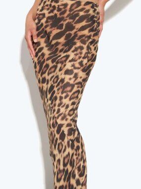 RAT & BOA Leopard Pattern MONIQUE SKIRT - XXS